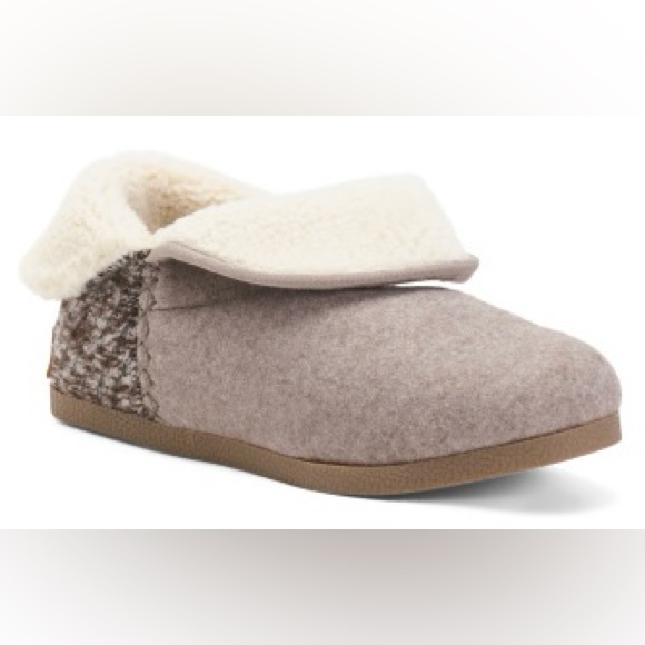 NEW! ROCKPORT Women's truTECH Veda Warm Slipper Boot Bootie, Light Grey 7 M - Picture 1 of 9